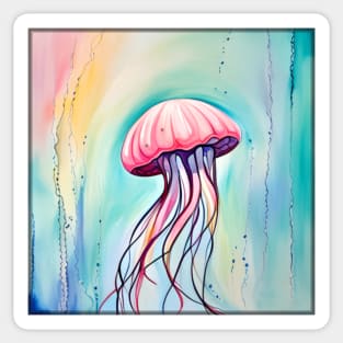 Rainbow Jellyfish Sticker